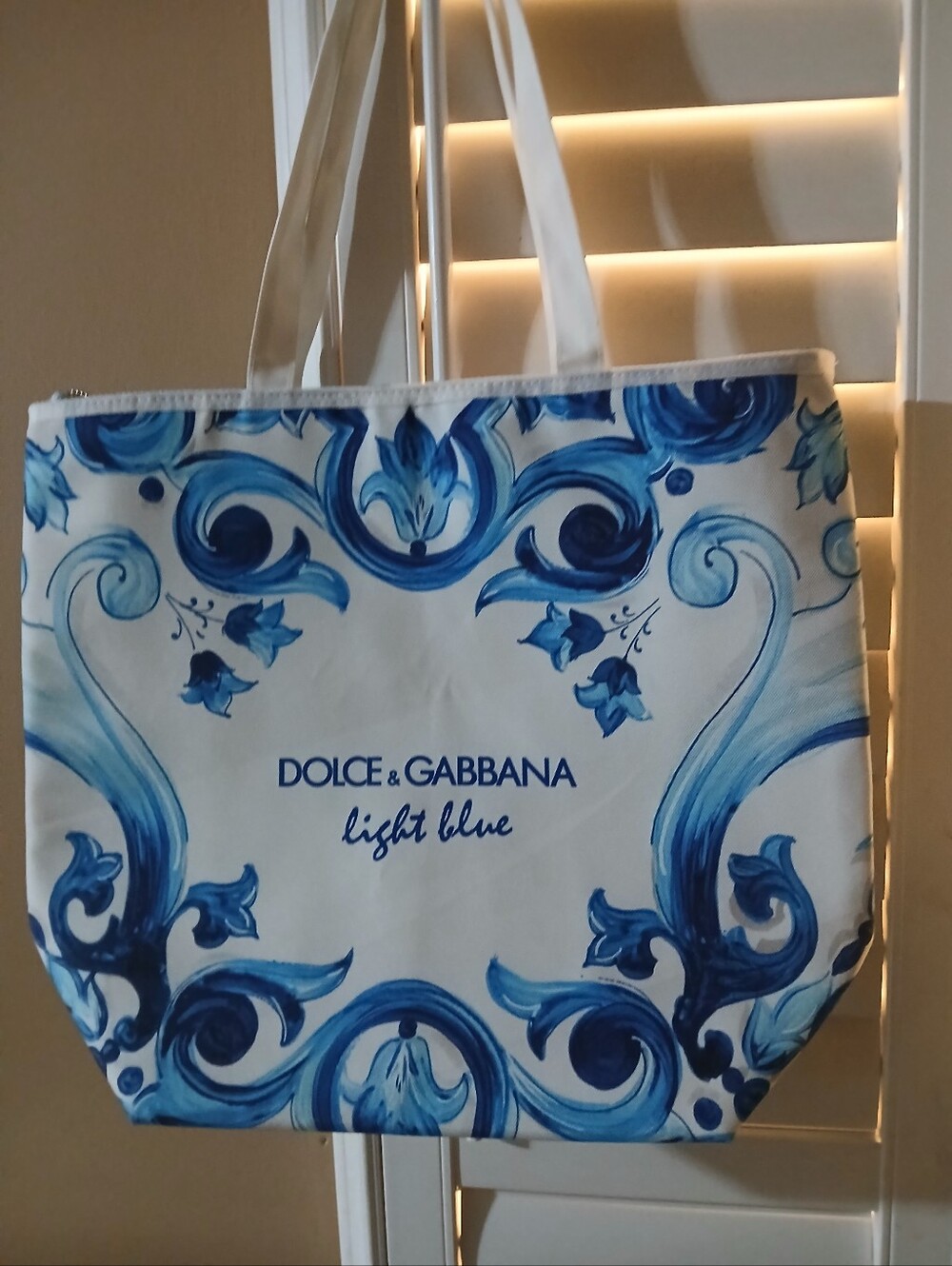 D&G Light Blue Insulated Cooler Tote Bag